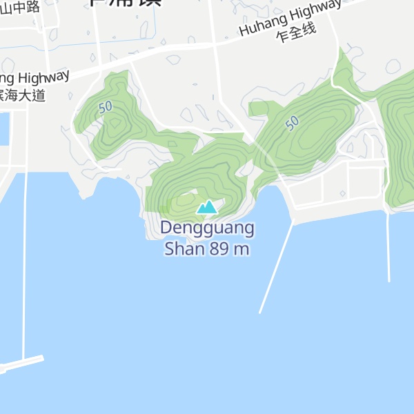 Map of Dengguang Shan