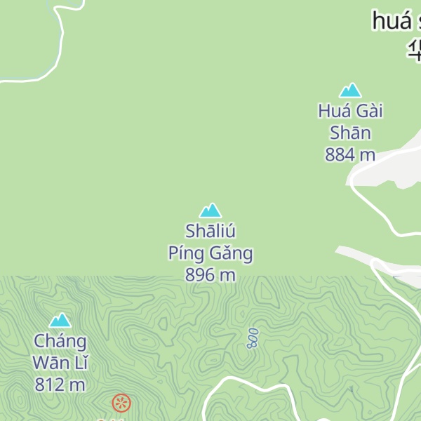 Map of Shāliú Píng Gǎng