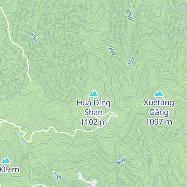 Map of Huá Dǐng Shān