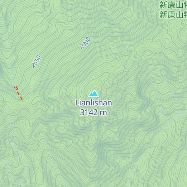 Map of Lianlishan