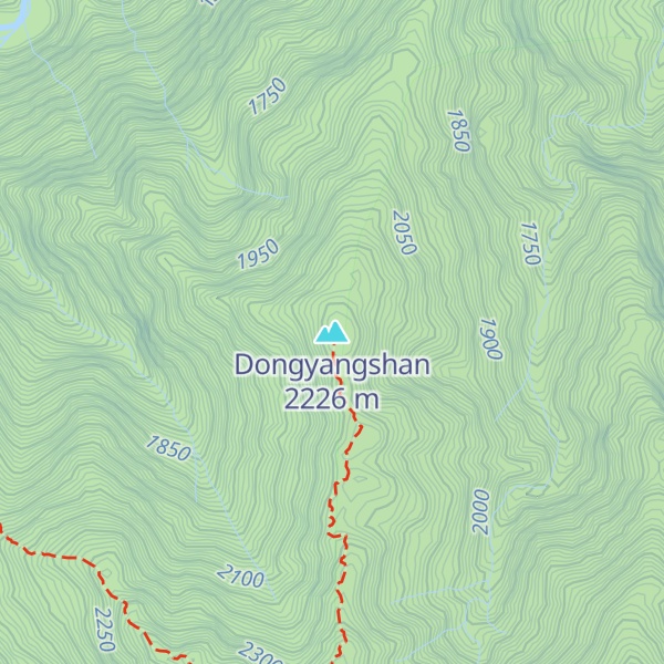 Map of Dongyangshan