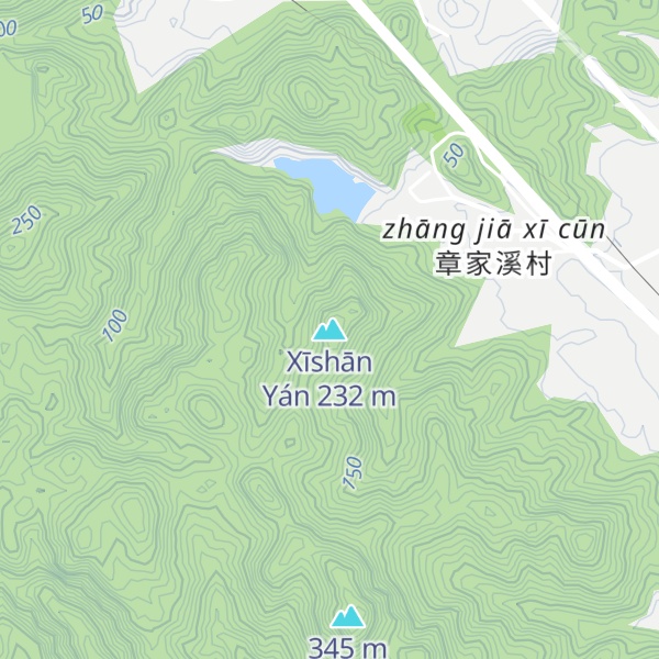 Map of Xīshān Yán