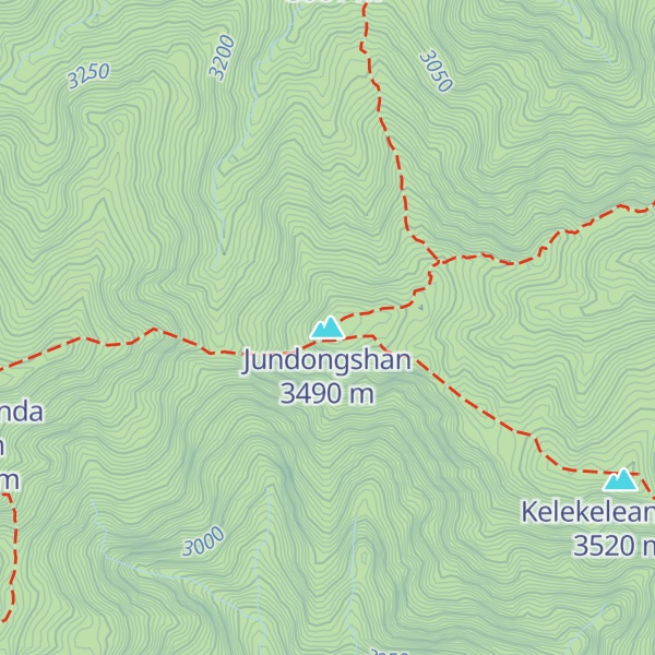 Map of Jundongshan
