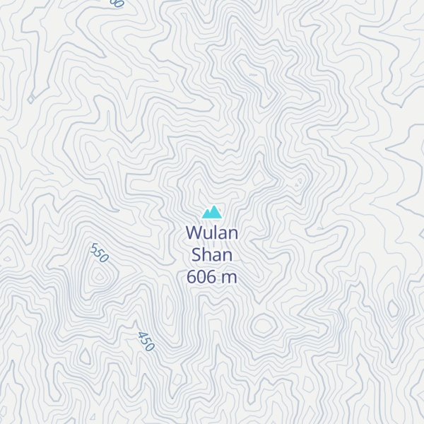Map of Wulan Shan