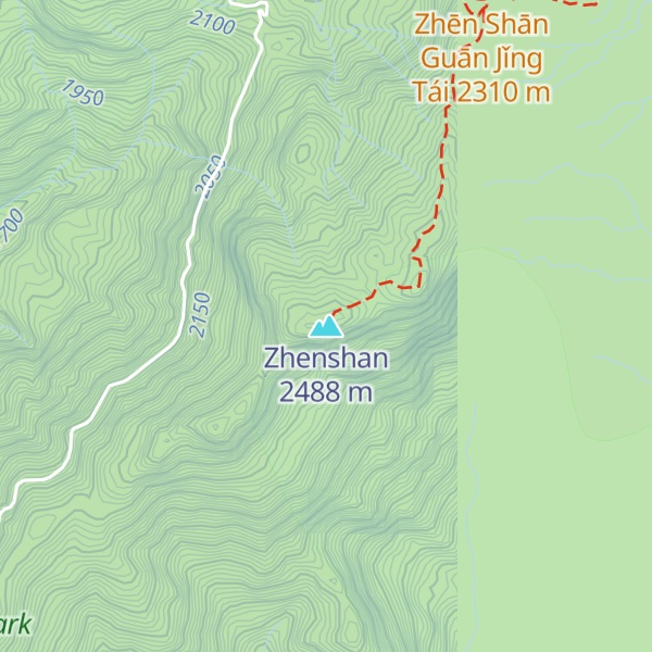 Map of Zhenshan
