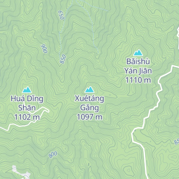 Map of Xuétáng Gǎng
