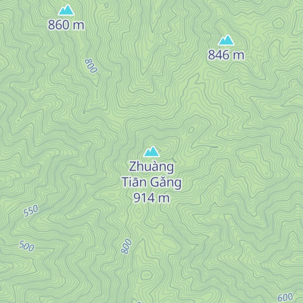 Map of Zhuàng Tiān Gǎng