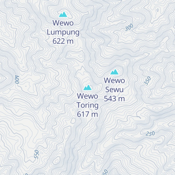 Map of Wewo Toring