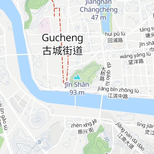 Map of Jīn Shān