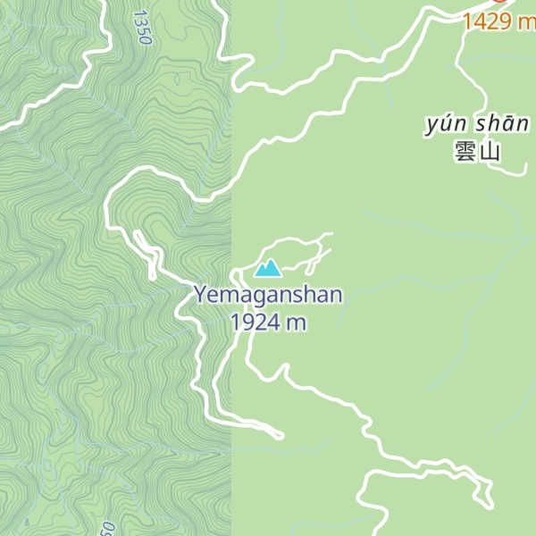 Map of Yemaganshan