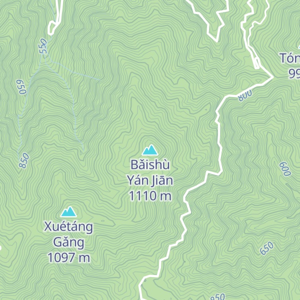 Map of Bǎishù Yán Jiān