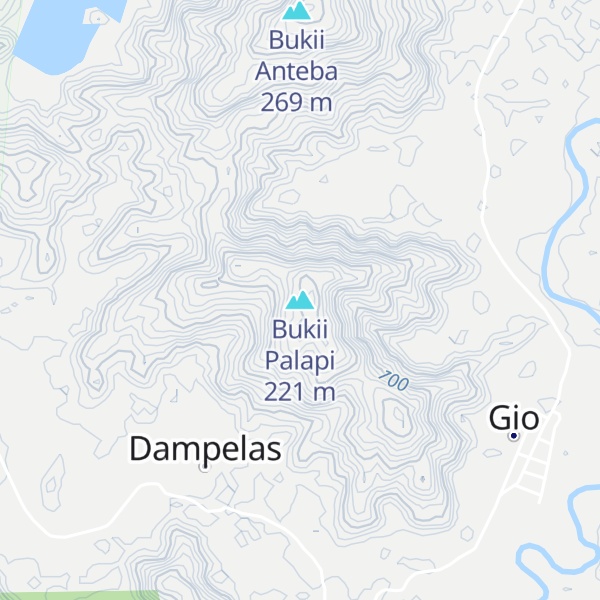 Map of Bukii Palapi