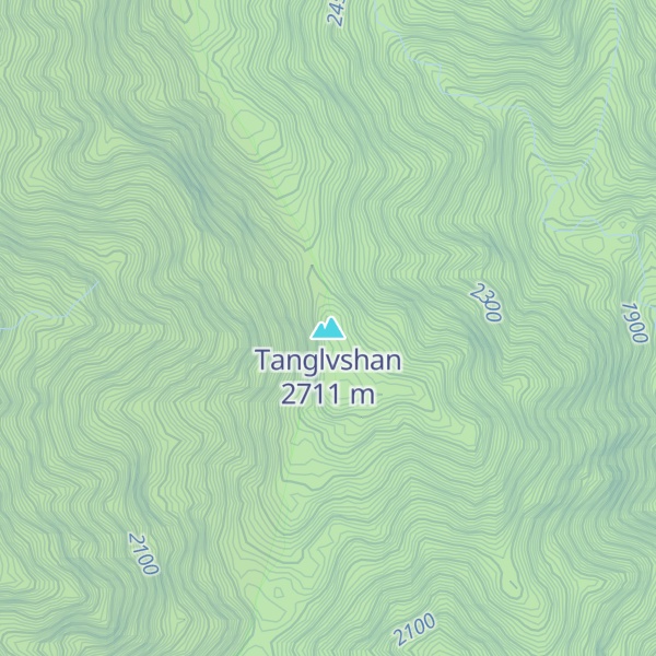 Map of Tanglvshan