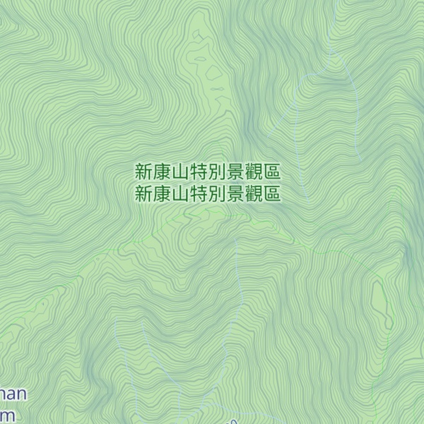 Map of Xinxianshan