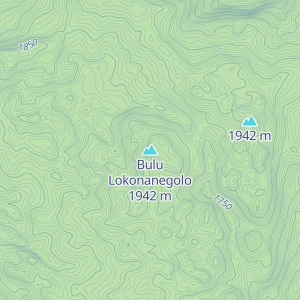 Map of Bulu Lokonanegolo