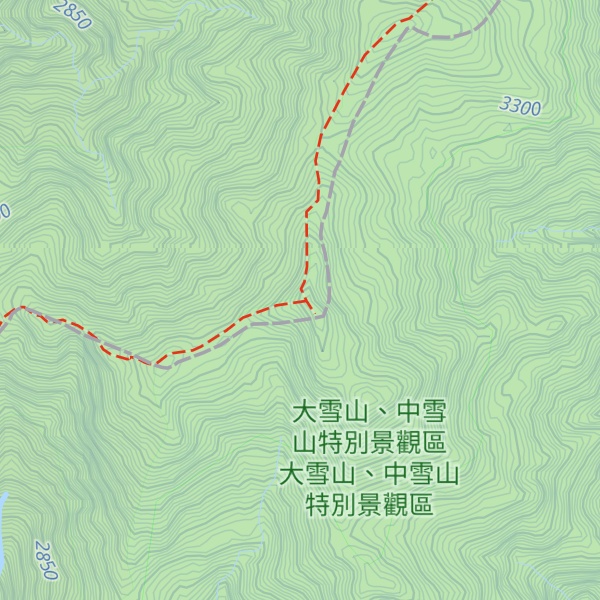 Map of Daxueshan
