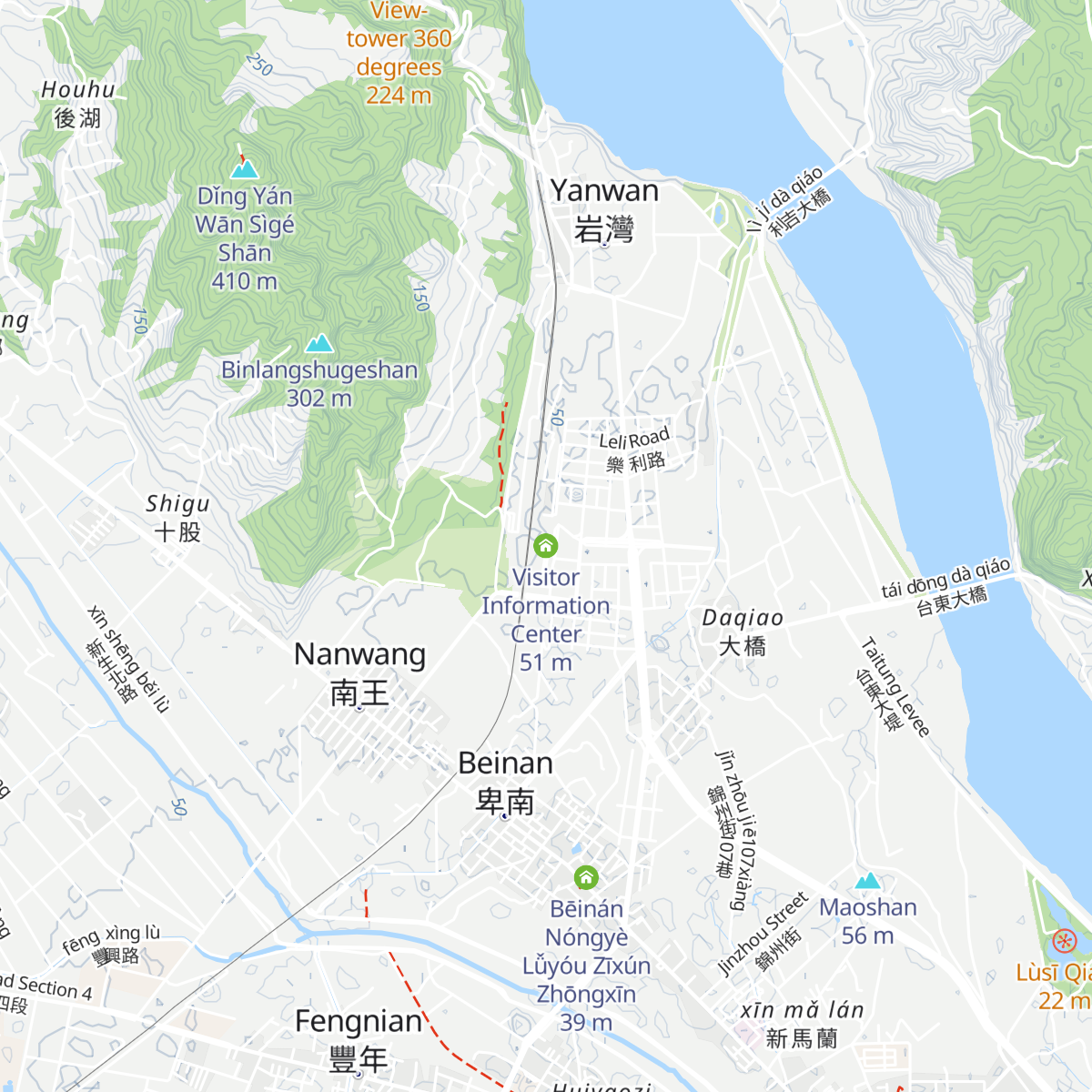 Visitor Information Center map