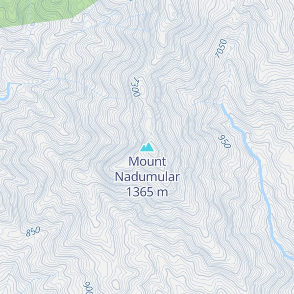 Map of Mount Nadumular
