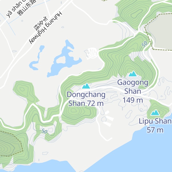 Map of Dongchang Shan