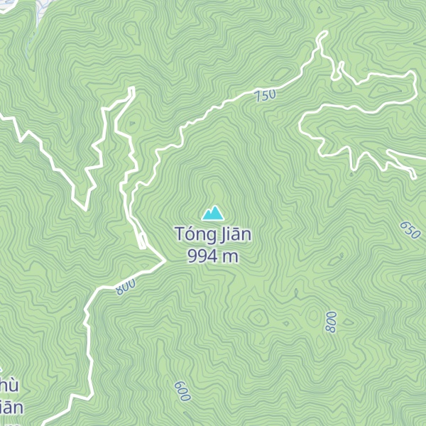 Map of Tóng Jiān