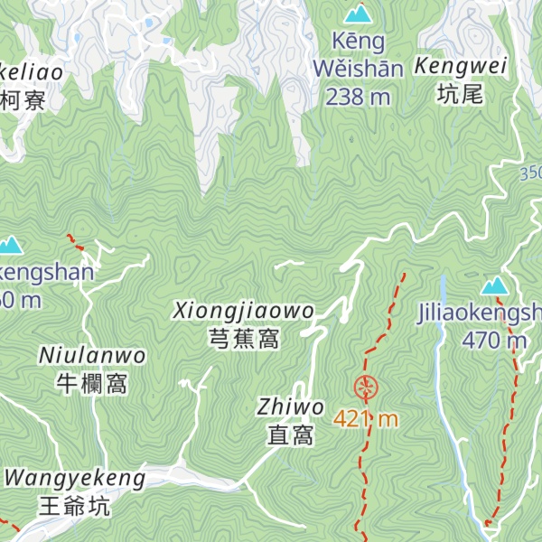 Map of Xiōng Jiāo Wō