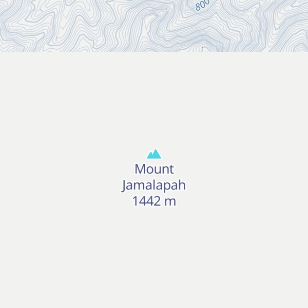 Map of Mount Jamalapah