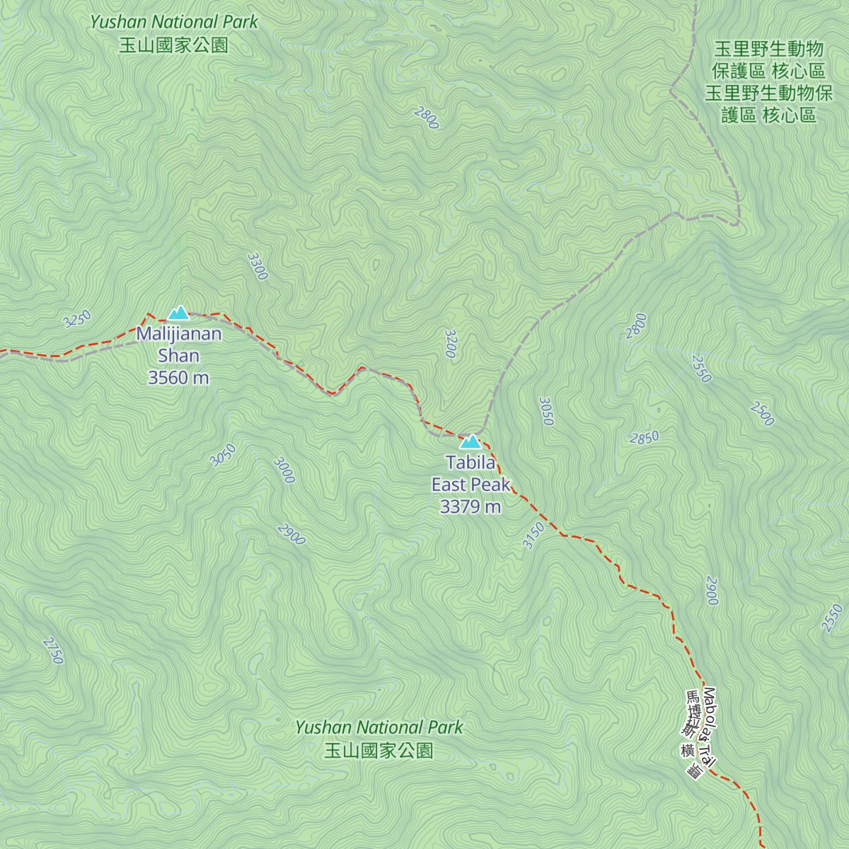 Malijianan Cabin map