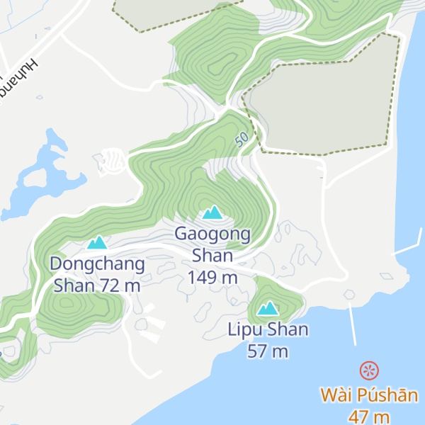Map of Gaogong Shan