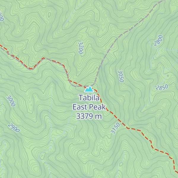 Map of Tabila East Peak