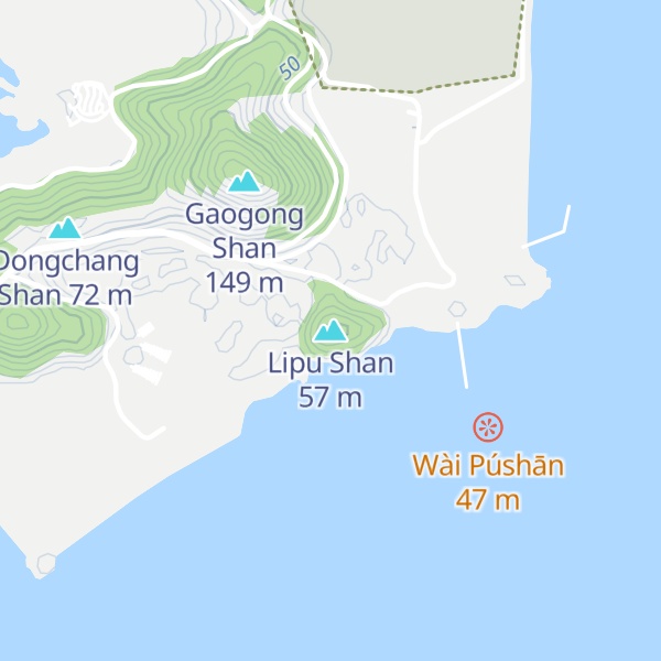 Map of Lipu Shan