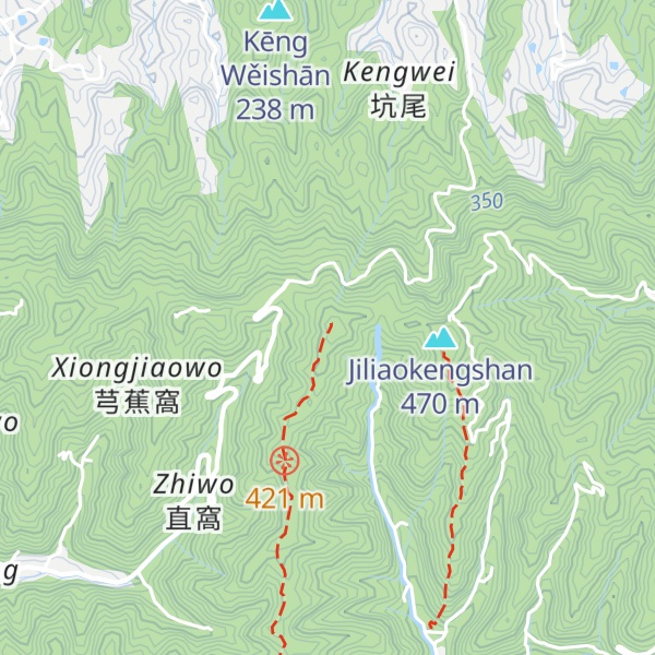 Map of Xià Héng Kēng Shān