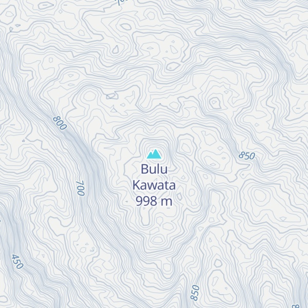 Map of Bulu Kawata