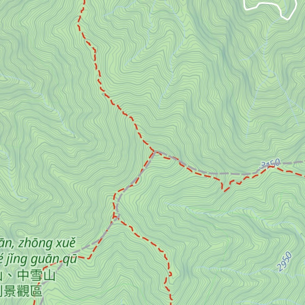 Map of Touying Shan