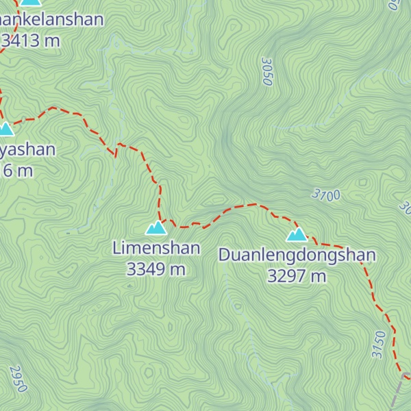 Map of Duanlengxishan