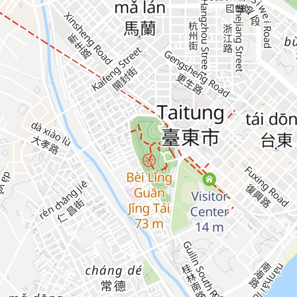 Map of Lǐyú Shān