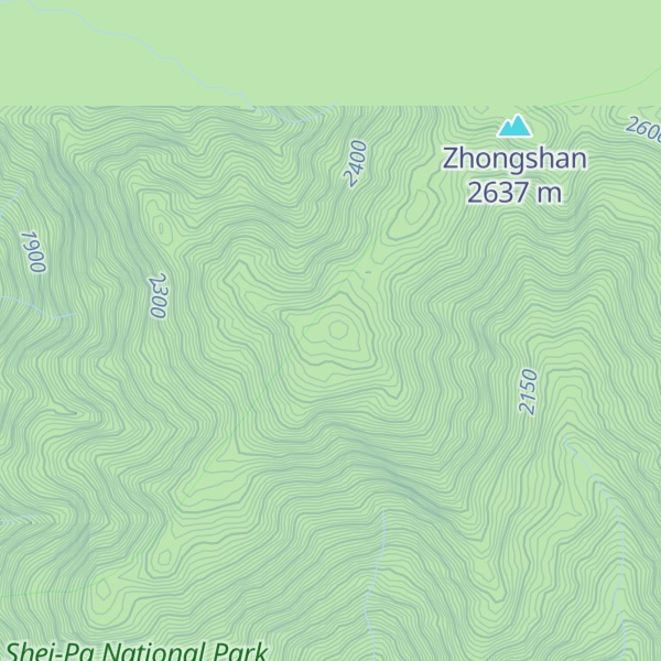 Map of Nengjia Shan
