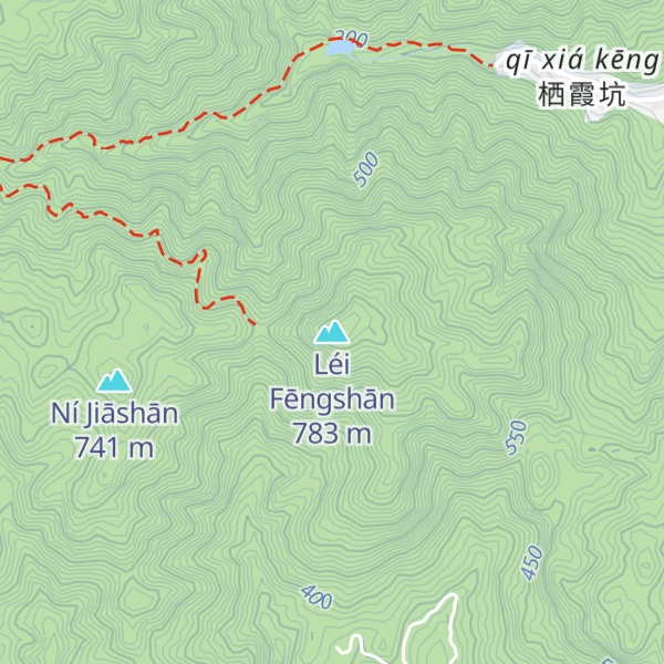 Map of Léi Fēngshān