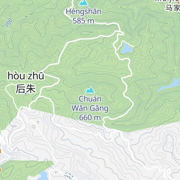 Map of Chuán Wān Gǎng
