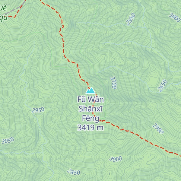 Map of Fǔ Wǎn Shānxī Fēng