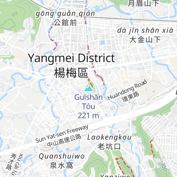 Map of Guīshān Tóu