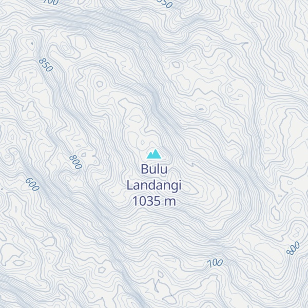 Map of Bulu Landangi
