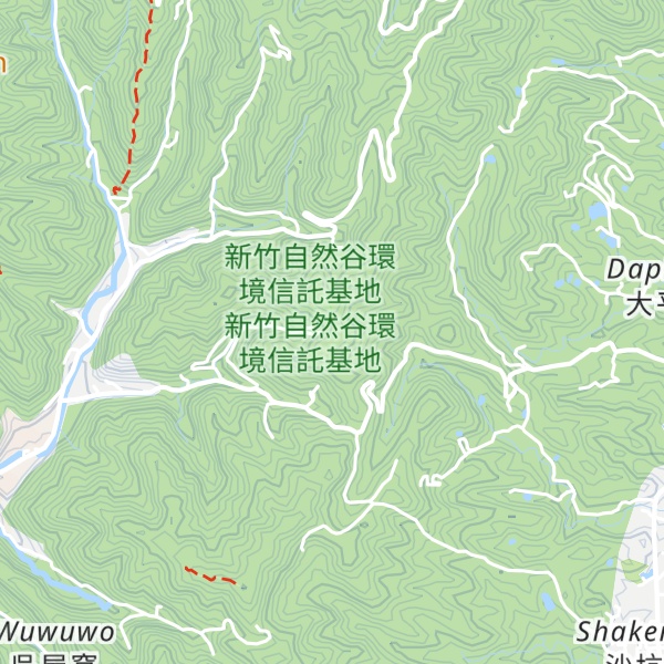 Map of Nanheshannanfeng