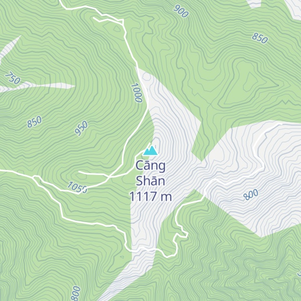 Map of Cāng Shān