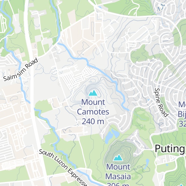 Map of Mount Camotes