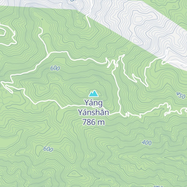 Map of Yáng Yánshān