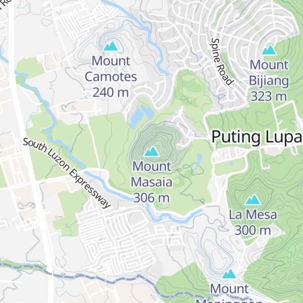Map of Mount Masaia