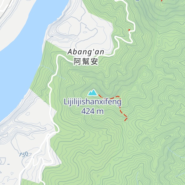 Map of Lijilijishanxifeng