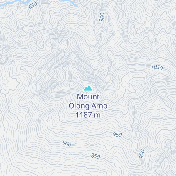 Map of Mount Olong Amo