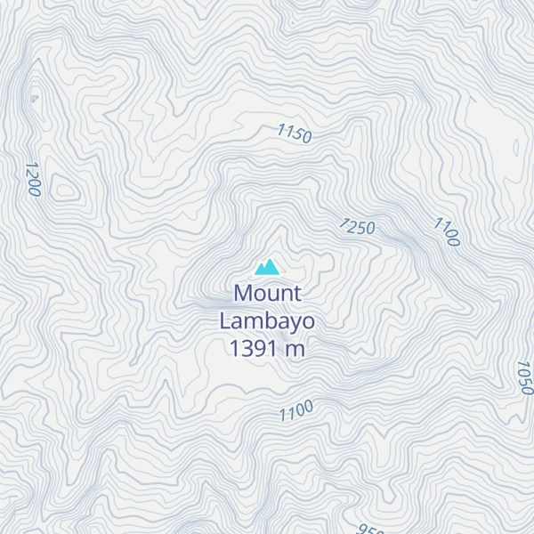 Map of Mount Lambayo