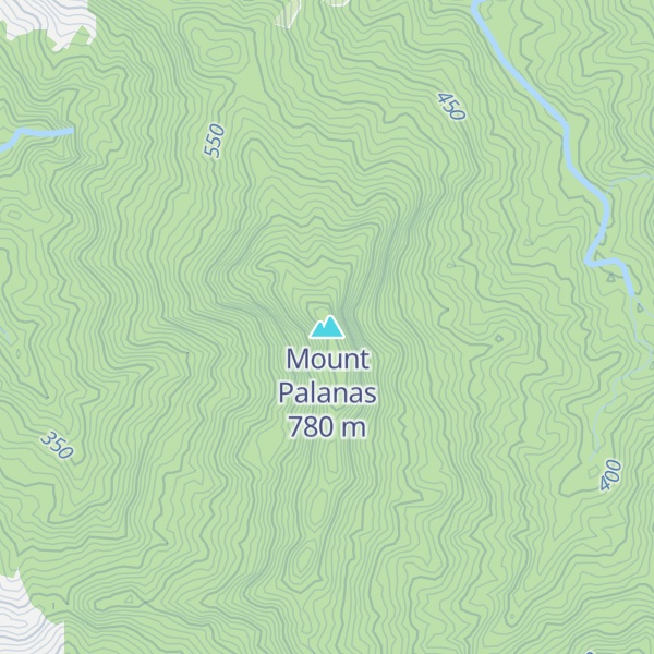 Map of Mount Palanas